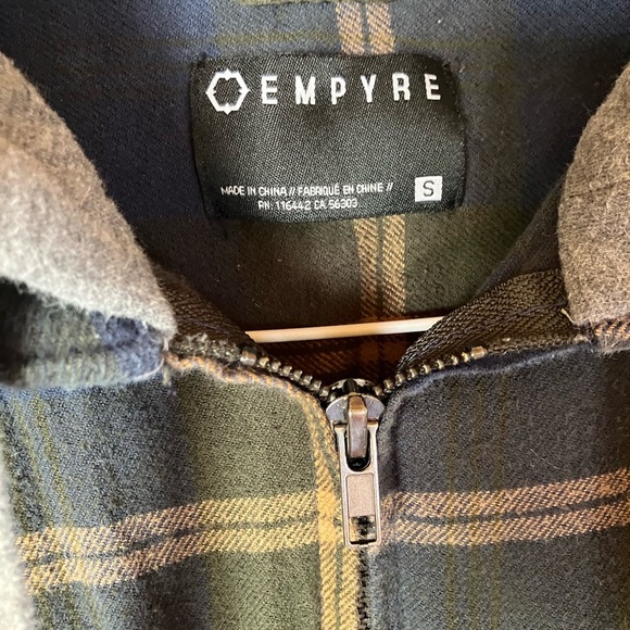Plaid Hooded Jacket for Men - Picture 3 of 6